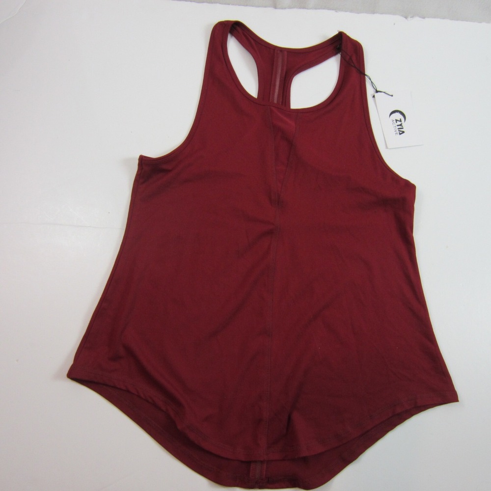 Zyia women's  Effortless Tank Cranberry XL Long tags